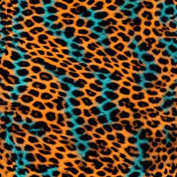 Leopard Skin Texture Pattern print,animal leather seamless design. Stock Illustration