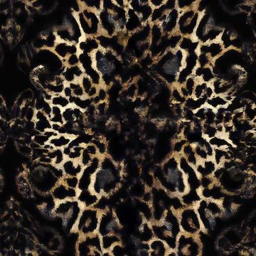 Leopard Skin Texture Pattern print,animal leather seamless design. Stock Illustration