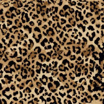 Leopard Skin Texture Pattern print,animal leather seamless design. Stock Illustration