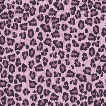 Leopard skin texture. Vector seamless pattern Stock Illustration