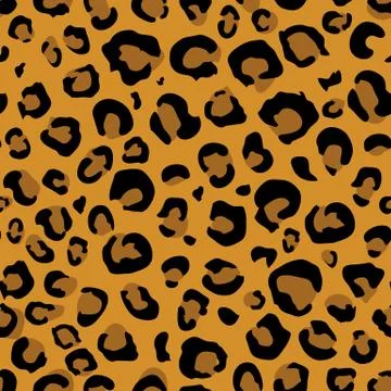 Leopard skin vector Stock Illustration