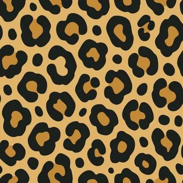 Leopard spots. seamless print for clothes or printing. Vector print. Stock Illustration
