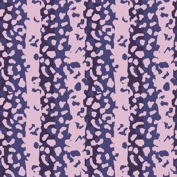Leopard stripes seamless pattern. Animal striped wallpaper. Abstract cheetah  Illustrazione stock
