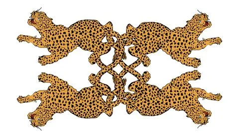Leopards Stock Illustration