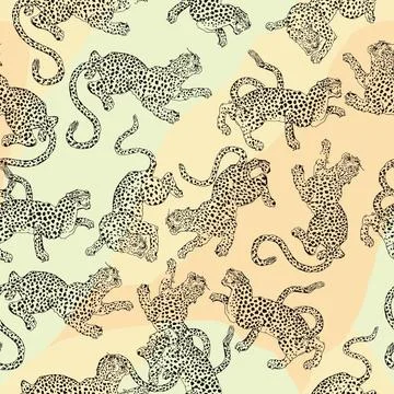 Leopards Illustrazione stock