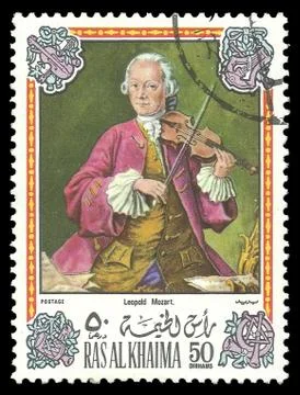Leopold Mozart Stock Illustration