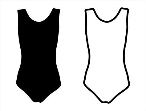 LEOTARD SILHOUETTE VECTOR ART Stock Illustration