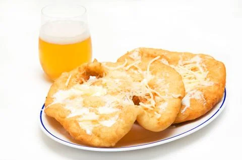 Lepeki cheese with beer Stock Photos