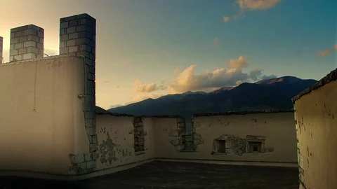 Lepini mountains Timelapse 스톡 동영상 105548427