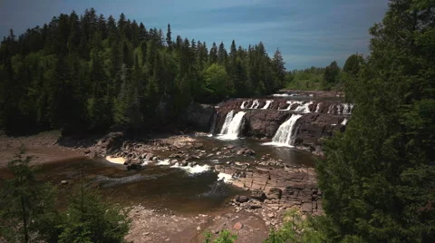 Lepreau, NB. Water Falls 動画素材 64577889