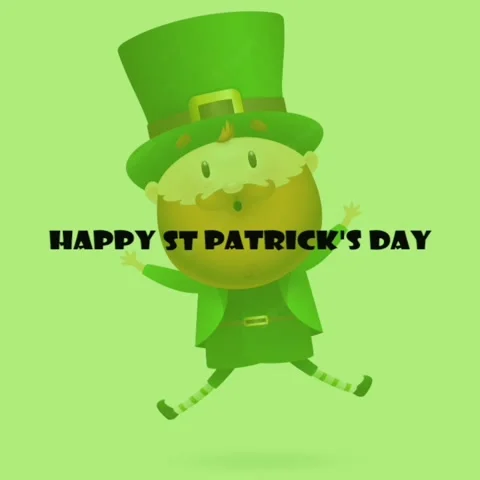 Leprecaun on st patricks day Stock Footage 230715778