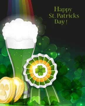 Leprechaun beer Stock Illustration