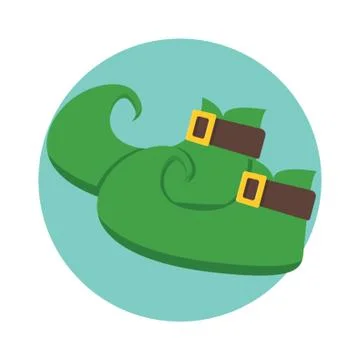 Leprechaun Boots Stock-Illustration