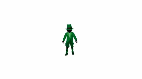 Leprechaun boy walking Stock Footage 1103408