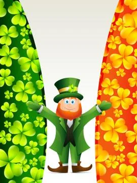 Leprechaun character Stock Illustration