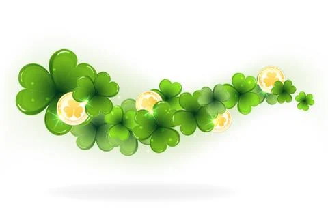 Leprechaun coins Stock Illustration