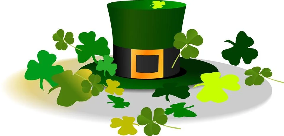 Leprechaun Hat. St. Patrick. Vector illustration Stock Illustration