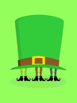 Leprechaun Hidden Stock Illustration