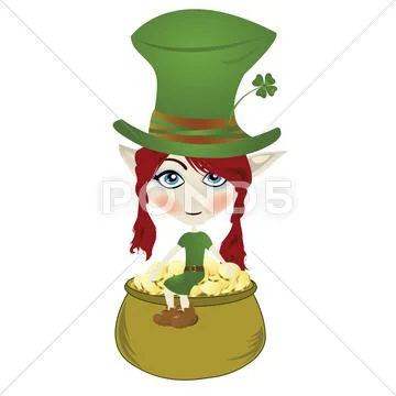 Leprechaun Stock Illustration