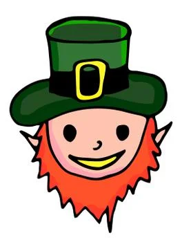 Leprechaun irish character icon vector illustration design Stock Illustration