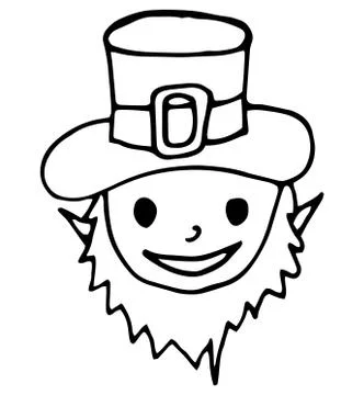 Leprechaun irish character icon vector illustration design. Stock Illustration