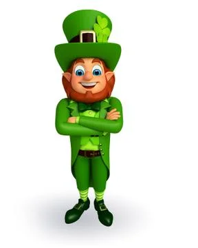 Leprechaun for st patrick's day Stock Illustration