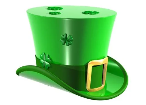 Leprechaun top hat Stock Illustration