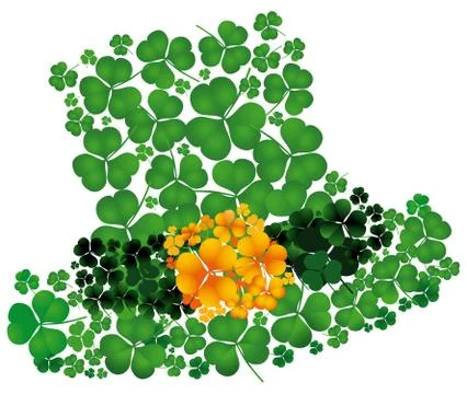 Leprechaun´s hat 库存插图