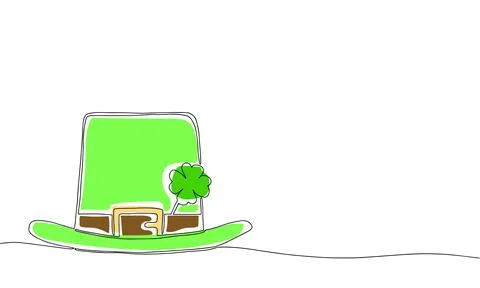 Leprechaun's hat. Stock Illustration