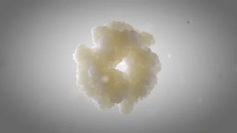 Leptin Molecular Loop Stock Footage 103299296