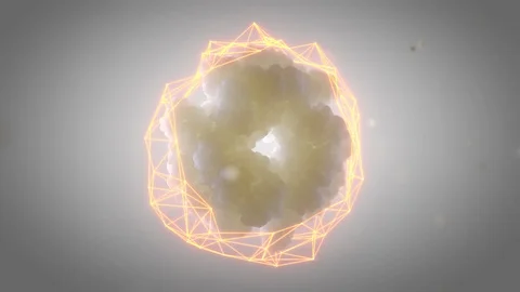 Leptin Molecular Loop Stock Footage 103300698