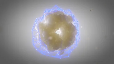 Leptin Molecular Loop Stock Footage 103302359