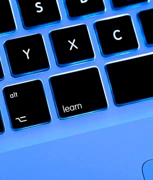 Lern button Stock Photos