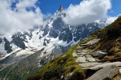 Les Drus Stock Photos