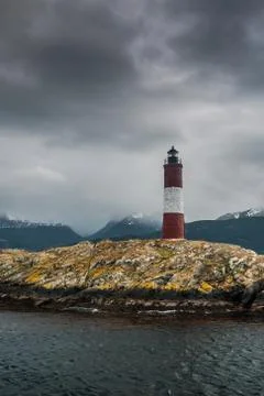 Les Eclaireurs lighthouse, lighthouse at the end of the world Stock Photos