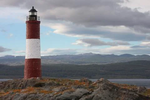 Les Eclaireurs Lighthouse. Stock Photos