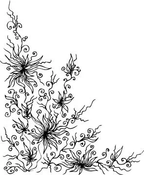 Les Fleurs du mal. Eau-forte CCLXXIX Les Fleurs du mal 279 Eau-forte black... Foto stock