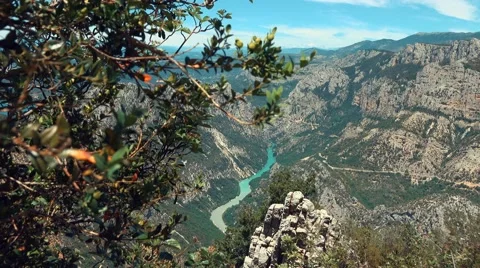 Les Gorges du Verdon Stock Footage 68602871