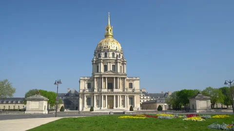 Les invalide, Paris Stock Footage 131250805
