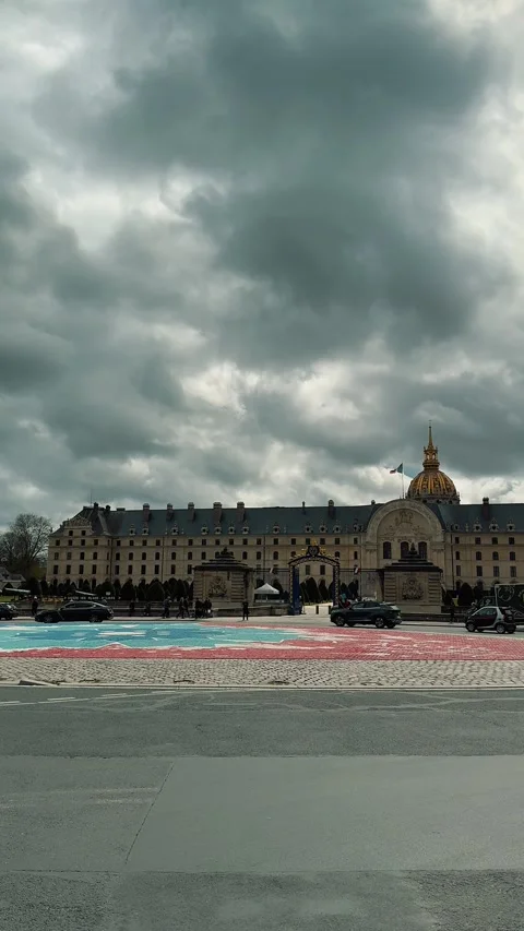 Les Invalides 15 스톡 동영상 345998124