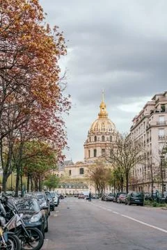 Les Invalides building complex Stock Photos