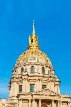 Les Invalides is a complex of museums and monuments in Paris, military histor Stock-Fotos