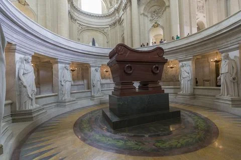 Les Invalides dome in Paris Stock Photos