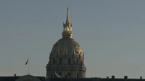 Les invalides 스톡 동영상 87344953