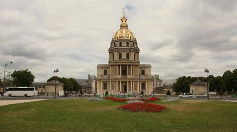 Les Invalides, Paris Stock Footage 52541467