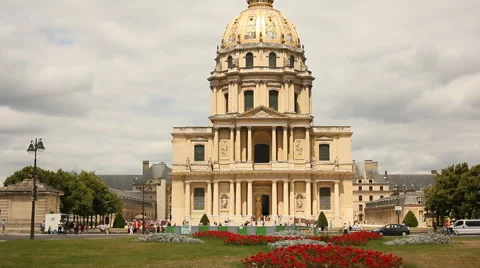 Les Invalides, Paris Stock Footage 52541600