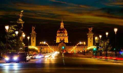 Les Invalides in Paris Stock Photos