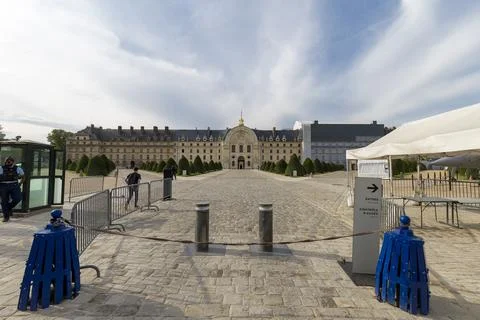 Les Invalides, Paris Stockfoto's