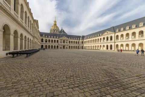 Les Invalides, Paris Stockfoto's