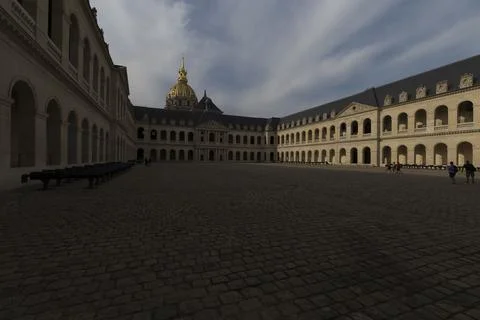 Les Invalides, Paris Stockfoto's